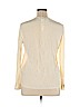 Giorgio Armani 100% Silk Ivory Long Sleeve Silk Top Size 14 - photo 2