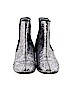 Frances Valentine Silver Ankle Boots Size 7 - photo 2
