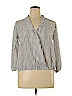 Kaii 100% Polyester Ivory Long Sleeve Blouse Size XL - photo 1