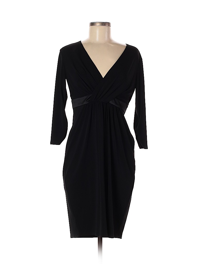 Laundry by Shelli Segal Black Casual Dress Size 6 - photo 1