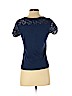 Poof! 100% Cotton Blue Short Sleeve Top Size S - photo 2