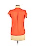 H&M Orange Short Sleeve Blouse Size 6 - photo 2