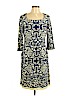 J. McLaughlin Blue Casual Dress Size L - photo 1