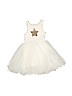 Assorted Brands 100% Cotton Stars Ivory Special Occasion Dress Size L (kids) - photo 1