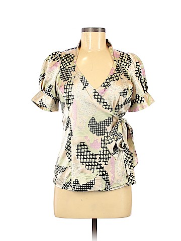 BCBGMAXAZRIA Short Sleeve Blouse (view 1)
