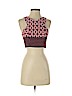 Topshop 100% Cotton Red Sleeveless Blouse Size 4 - photo 1