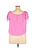 Forever 21 Contemporary 100% Rayon Pink Short Sleeve Blouse Size XL - photo 2