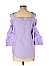Romeo & Juliet Couture Purple 3/4 Sleeve Blouse Size M - photo 2