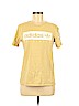 Adidas 100% Cotton Yellow Active T-Shirt Size S - photo 1