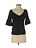 Club Monaco Black Short Sleeve Blouse Size 0 - photo 1