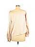 A.L.C. Tan Long Sleeve Silk Top Size 8 - photo 2