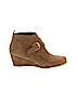 Franco Sarto 100% Leather Brown Ankle Boots Size 6 - photo 1