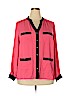 Alfani 100% Polyester Pink Long Sleeve Blouse Size 18 - photo 1