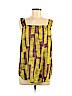 Maliparmi 100% Rayon Green Sleeveless Top Size EU 44 / US 14 - photo 1