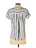 Ann Taylor LOFT 100% Polyester White Short Sleeve Blouse Size XXS (petite) - photo 2