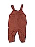 Hanna Andersson 100% Cotton Solid Brown Overalls Size 70 cm / US 6-9 MO - photo 1
