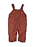 Hanna Andersson 100% Cotton Solid Brown Overalls Size 70 cm / US 6-9 MO - photo 2