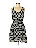 Aqua 100% Polyester Black Casual Dress Size M - photo 1