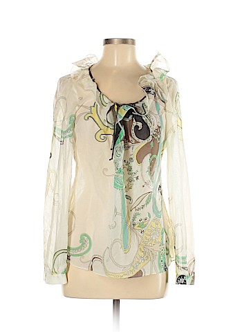 Elie Tahari Long Sleeve Blouse (view 1)