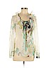 Elie Tahari Ivory Long Sleeve Blouse Size M - photo 1