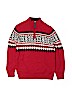 Hanna Andersson 100% Combed Cotton Print Red Pullover Sweater Size 130 cm / US 8 - photo 1