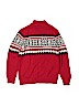 Hanna Andersson 100% Combed Cotton Print Red Pullover Sweater Size 130 cm / US 8 - photo 2