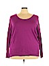 Lane Bryant Purple Pullover Sweater Size 24 - 22 Plus - photo 1
