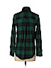American Eagle Outfitters 100% Cotton Green Long Sleeve Button-Down Shirt Size XS - photo 2