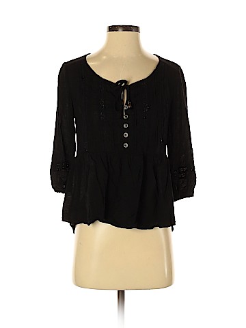 Rewind 3/4 Sleeve Blouse (view 1)