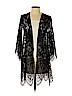 Love, Fire 100% Polyester Black Kimono Size XS - photo 1