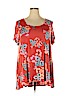 Lane Bryant Orange Short Sleeve Top Size 18 - 20 Plus - photo 1