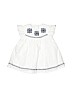 Hanna Andersson 100% Cotton Print White Dress Size 60 cm / US 3-6 MO - photo 1