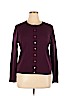 Banana Republic Burgundy Wool Cardigan Size XL - photo 1