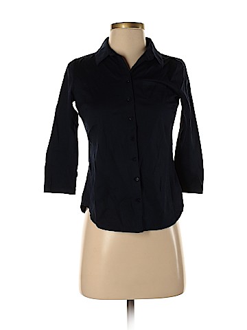 Liz Claiborne 3/4 Sleeve Button-Down Shirt (view 1)