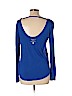Juicy Couture 100% Rayon Blue Long Sleeve Top Size L - photo 2