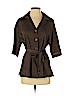 Elie Tahari Brown Short Sleeve Blouse Size XS - photo 1