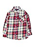 Tommy Hilfiger 100% Cotton Red Short Sleeve Button-Down Shirt Size M (youth) - photo 1