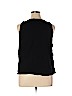 Elle 100% Cotton Black Sleeveless Blouse Size XL - photo 2