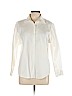 Talbots 100% Cotton White Long Sleeve Button-Down Shirt Size 12 (petite) - photo 1