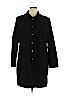 Anne Klein 100% Polyester Black Coat Size 1X - photo 1