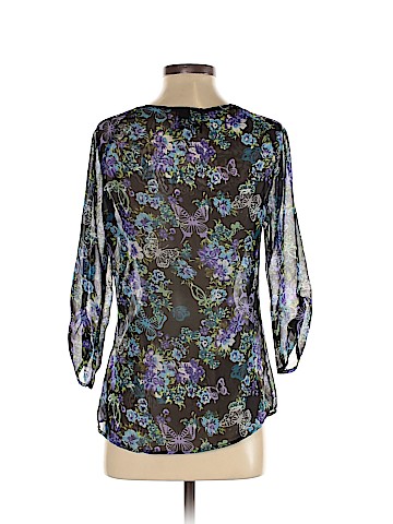 Pink Rose 3/4 Sleeve Blouse (view 2)