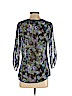 Pink Rose 100% Polyester Black 3/4 Sleeve Blouse Size S - photo 2