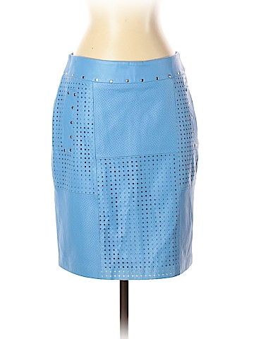 Etcetera Leather Skirt (view 1)