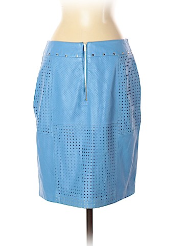 Etcetera Leather Skirt (view 2)