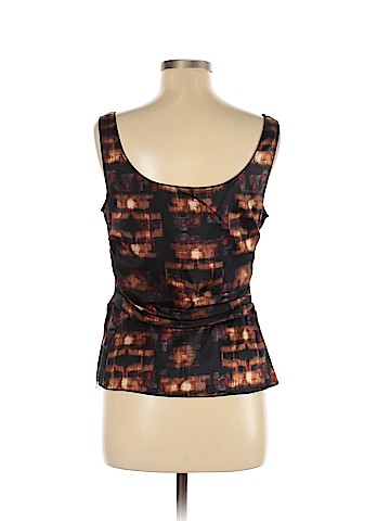 Elie Tahari Sleeveless Silk Top (view 2)