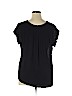 Femme by tresics Black Short Sleeve Blouse Size XL - photo 2