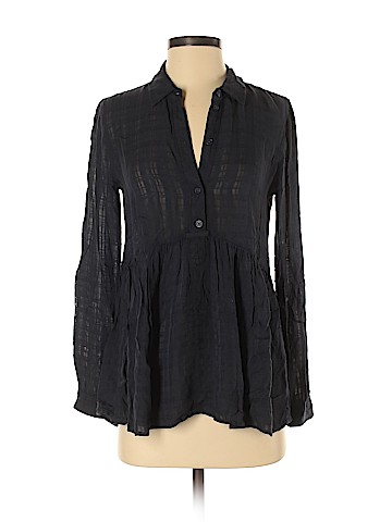 American Eagle Outfitters Long Sleeve Button-Down Shirt (view 1)