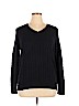 Croft & Barrow 100% Cotton Black Pullover Sweater Size 1X - photo 1
