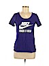 Nike 100% Cotton Purple Short Sleeve T-Shirt Size M - photo 1