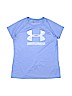 Under Armour 100% Polyester Purple Active T-Shirt Size L (youth) - photo 1